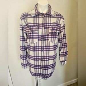 Joie Plaid Shacket Sz Small EUC